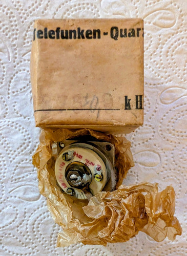 Ww2 telefunken schwingquarz - telefunken,
