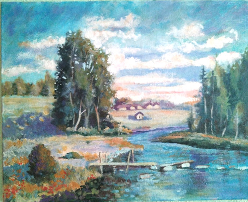 Bild selbstgemalt malerei - bild,