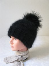 Echte Angoramütze neu