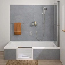 Badewanne mit tür - mit,