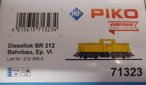 Piko 71323 diesellok 212 - piko,