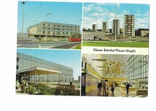 S42 AK Oberer Bahnhof Plauen Vogtland Mehrbildkarte  ungelaufen 1979