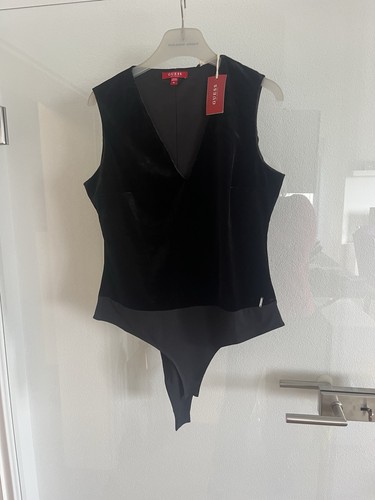 Guess samtbody schwarz - schwarz, neu