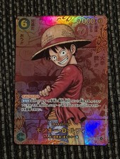 One Piece Monkey D. Luffy OP13-118 SEC AA Red Manga Japanisch PROXY Card