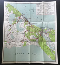 Pharus-Landkarte Insel Usedom