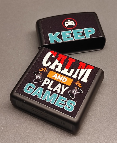 Zippo keep calm black nur - zippo,