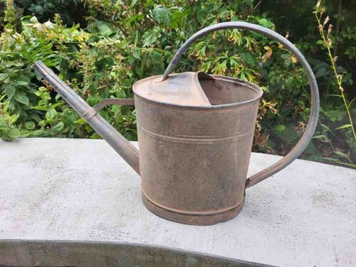 Alte zinkgießkanne liter - alte, 8