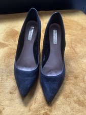 Pumps Damenschuhe Schwarz, Größe 39, Absatz 8cm etwa