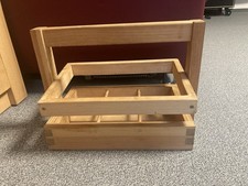 Flaschenträger Holz für 6 Flaschen 