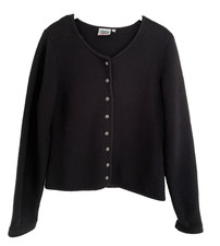 WUNDERSCHÖNE SCHWARZE TRACHTEN STRICKJACKE***DAMEN***GR. 38***TOPP