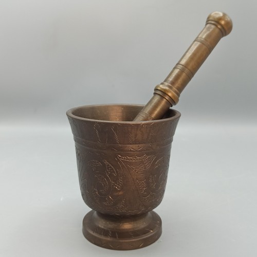 Massiver bronze mörser - massiver,
