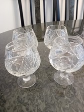 4x Glas - Crystalex  - Bohemia