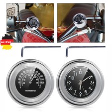 Motorraduhr Clock Fahrrad Lenkeruhr Uhr Uhren Für Motorrad Wasserdicht 7/8'' 1"