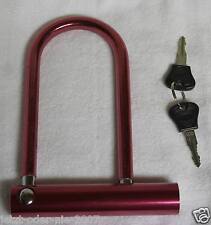 Fahrradschloss U Schloss mit 2 Schlüssel Bügelschloss Motorradschloss 16 x 7 cm 