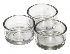 Teelichthalter Teelichtglas klar Teelichtgläser 40mm für Standard Teelichtkerzen
