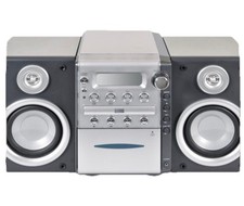 Stereoanlage mit zwei Boxen - Marke: Universum - DVD/CD-Player, Kassette, Radio