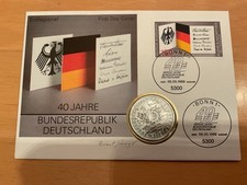 10 DM Gedenkmünze Silber 1989