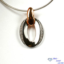 Anhänger 585 Weissgold