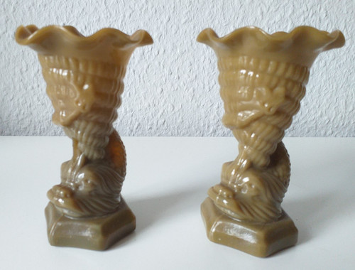Gründerzeit opalglas vasen - gründerzeit,