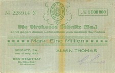 Sebnitz Alwin Thomas 1 Million