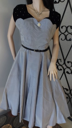 50er jahre taftkleid original - 50er,