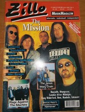 ZILLO  6/1996 Musik Magazin Cranberries, Rage Against The Machine, Haujobb