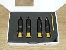 WBT-0152Cu Cinchstecker, Signalleiter aus Reinkupfer, 4x schwarz