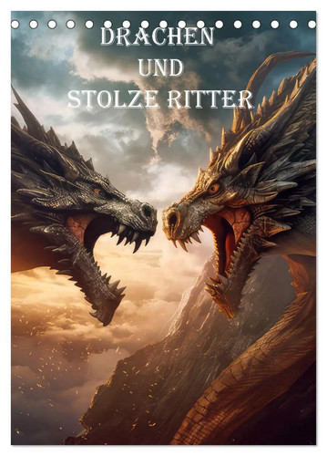 Drachen und stolze ritter - stolze,
