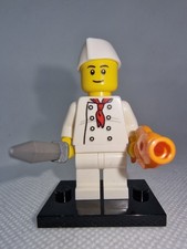Lego Minifigur - Fischverkäufer, Fleischer, Metzger, City, Town