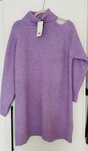 Damen pulloverkleid lila - c&a,