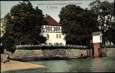 Ak Hamburg Bergedorf Kirchwerder, Gasthof zum Zollenspieker, Boot... - 10675943