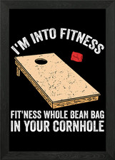 Cornhole player sitzsack - cornhole,