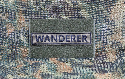 Klettpatch wanderer 2x10 cm - "wanderer",,