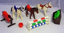 Playmobil 3 x Pferd Pferde