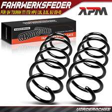 2x Federn Fahrwerksfeder Vorne für VW Touran 1T1 1T2 MPV 1.9L 2.0L BJ 2003-2010
