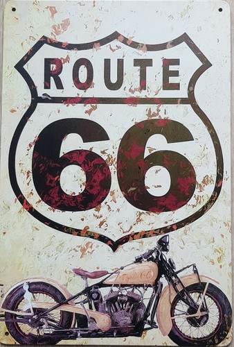 Route schild blechschild - route,