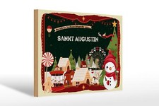 Holzschild Weihnachten Grüße