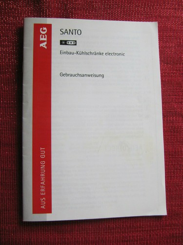 Aeg santo gebrauchsanweisung - aeg,