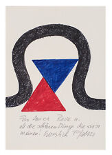 Georg Karl Pfahler, original Handzeichnung, signiert