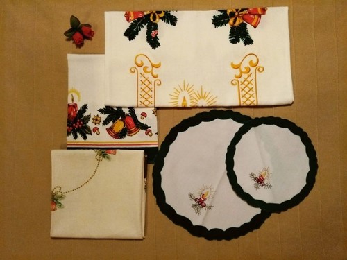 Konvolut weihnachtstischdecken - konvolut,