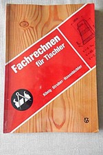 Fachrechnen für Tischler