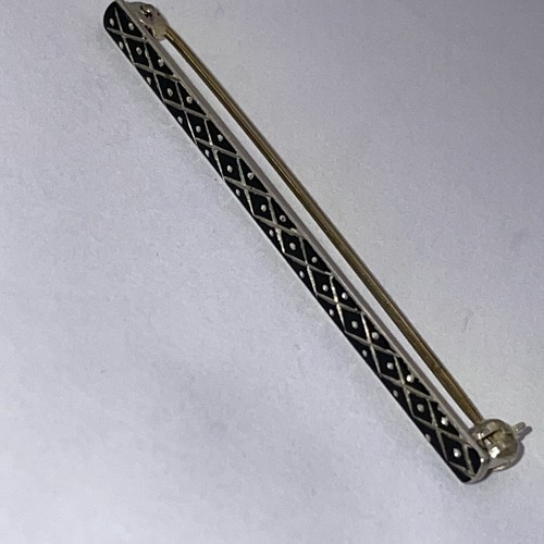 835 stab silber brosche - 835, stab-silber