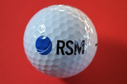 Golfball mit logo rsm - golfball,