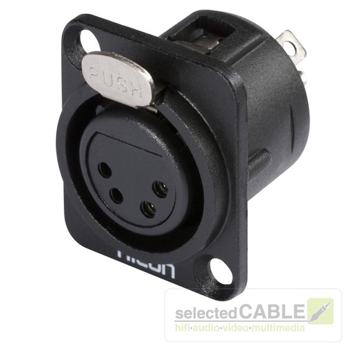 Hicon xlr pol einbaubuchse - hicon,