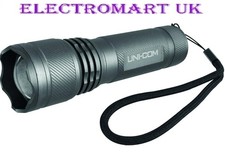 UNICOM EXTREME 3W CREE LED TASCHENLAMPE LEISTUNGSSTARK EINSTELLBARER STRAHL 3 LICHTEINSTELLUNGEN