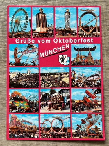 Postkarte oktoberfest - postkarte,