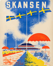 Skansen Schweden Poster O