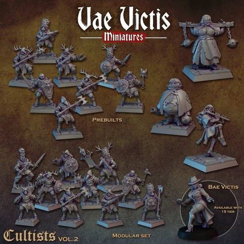 Vae victis miniatures - miniatures, cultists