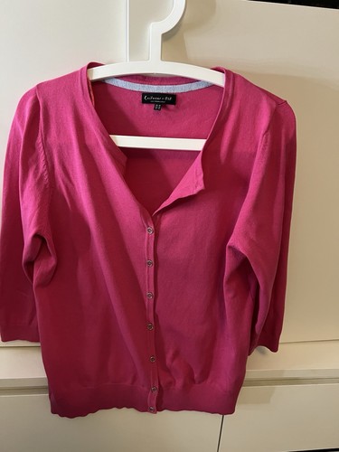 Damen strickjacke rosa - f&f,