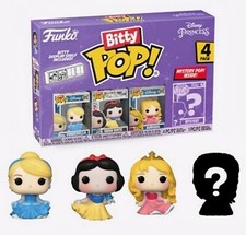 Funko Bitty PoP! Disney Princess - Cinderalla - Snow- Aurora -  4 er Pack - 0297